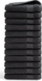 DoubleDry Handdoek Hotel Collectie - 12 stuks - 50x100 - antraciet