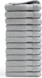 DoubleDry Handdoek Hotel Collectie - 12 stuks - 50x100 - licht grijs