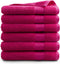 DoubleDry Handdoek Hotel Collectie - 6 stuks - 70x140 - roze