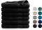 DoubleDry Handdoek Hotel Collectie - 6 stuks - 70x140 - zwart