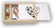 ZEP - Houten Foto opbergdoosje USB Love Box Bruin / Wit voor foto 15x20 (28,5x18,5x5,5 cm) - CZ1268