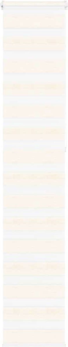 vidaXL - Zebra - rolgordijn - 40x230 - cm - stofbreedte - 35,9 - cm - marmerbeige