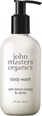 Douchegel - John Masters Organics - Body Wash - Blood Orange & Vanilla - Douchefris - Natuurlijke Ingrediënten - Douchegel Dames - 236 ml