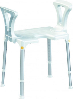 Douchekruk met uitsparing - met armsteunen