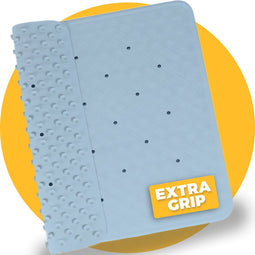 Douchemat antislip Blauw - 53 x 53 cm - Pasper - antislipmat douche - badmat