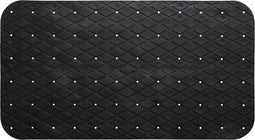 Douchemat - Badmat - Antislipmat Douche - 69x39 cm - Zwart- Rechthoekig - Badkamermat met Zuignappen