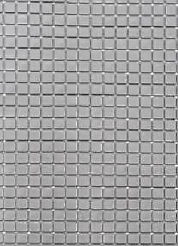 Douchemat - Grijs - Vierkante Patronen - Vierkant - ANTI-Slip