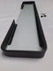 Doucherek 55cm - Zwart - Badkamerplank - Planchet - RVS - Wastafel Glas - Wandplank Badkamer - Sanitair