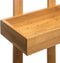 Doucherekje/badkamerrekje 2 lagen bamboe hout met ophanghaak 26 x 14 x 60 cm - Opberg rekjes voor shampoo/douchegel