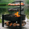 CookKing Multi-functionele Vuurschaal Montana X met Grillrooster 60 cm - Hoge Kwaliteit Staal - Handgemaakt in Europa
