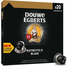 Douwe Egberts Espresso Black koffiecapsules, pak van 20 stuks