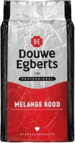 Douwe Egberts gemalen koffie Melange Rood | standaard | pak van 1 kg