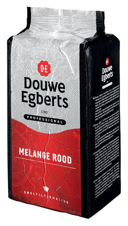 Douwe Egberts - Koffie douwe egberts snelfilter melange rood 1kg | 6 stuks