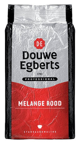 Douwe Egberts - Koffie douwe egberts standaardmaling melange rood 1kg | 6 stuks