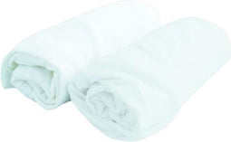 DOUX NID Set van 2 hoeslakens Wit 60x120 cm