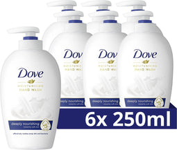 Dove Deeply Nourishing Verzorgende Handzeep - 6 x 250 ml - Voordeelverpakking