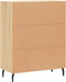 vidaXL - Dressoir - 69,5x34x90 - cm - bewerkt - hout - sonoma - eikenkleurig