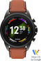 Fossil Gen 6 FTW4062 Smartwatch Heren 44 mm - Bruin