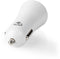 Nedis CCPDL20W111WT - USB-C autolader 20W met Lightning-kabel - Wit