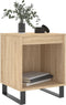 vidaXL - Nachtkastje - 40x35x50 - cm - bewerkt - hout - sonoma - eikenkleurig