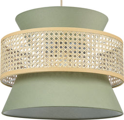 LUYANO - Hanglamp - Lichtgroen - Polyester