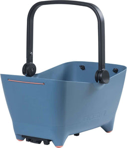 Basil Buddy - Hondenfietsmand MIK - Achterop met kussentje - Blauw