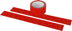Dozensluittape | Mieterse Mijters | Papier | 50mm | 50m | bruin/rood | 1 stuks