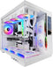 Mars Gaming MC-MIRAGE - ATX Semi-toren doos - Ingebouwd display - Wit