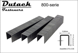 Dutack 12mm nieten | 12.8mm | 10.000 stuks - 5088020