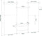 SoBuy KLS04-II-W - Telescopisch Kledingrek - Verstelbaar 209-311 cm breed 200-295 cm hoog - Wit