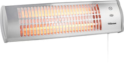 Tristar KA-5086 - Elektrische Kachel - 2 warmtestanden 600 en 1200 Watt - Spatwaterdicht - Wandmontage (1 stuk)