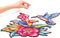 UNIDRAGON Houten Puzzel Voor Volwassenen Dier - Ongrijpbare Kolibri - 300 stukjes - King Size 48x37 cm