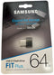 Samsung Fit Plus - USB 3.2 Gen 1 - 64 GB - Zwart/Roestvrijstaal