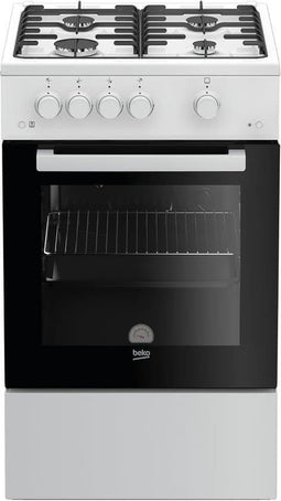 Beko FSG52010FW - Gasfornuis - 50 cm breed - Energieklasse A - Wit