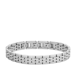 Fossil ARDEN - Schakelarmband - Roestvrij staal - Zilverkleurig