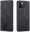 Hoesje Geschikt voor iPhone 12 PRO MAX met Anti Skim Bescherming - Pasjes Bookcase RFID Beschermd Cover - Vulcano Black
