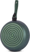 TVS ECO OK Keramische Grillpan - PFAS-vrij - BPA-vrij - Ø26cm - Inductie - 100% gerecycled - Made in Italy - 5 jaar garantie - Groen