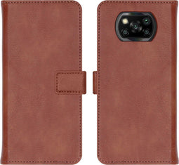 iMoshion Hoesje Geschikt voor Xiaomi Poco X3 Pro / Poco X3 Hoesje Met Pasjeshouder - iMoshion Luxe Bookcase - Bruin
