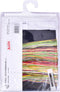 Thea Gouverneur - Borduurpakket met telpatroon - 2083.05 - Voorgesorteerde DMC Garens - Viooltjes - Zwart Aida - 34 cm x 42 cm - DIY Kit - DIY Kit