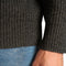 Mario Russo Rib Skipper - Heren Trui - 100% Katoen - Half Zip - Antraciet - L