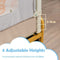Coastway bedhekje - Verstelbaar voor tweepersoonsbed - 4 posities - Grijs - 150x47x80-95cm