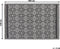 BARMER - Outdoor kleed - Zwart - 120 x 180 cm - Polypropyleen