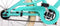 Volare Melody - Kinderfiets - 18 inch - Turquoise - Prime Collection