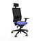 Bureaustoel met hoofdsteun Piqueras y Crespo 3D066G1 Licht Blauw