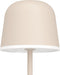 EGLO Mannera - Tafellamp - Aanraakdimmer - Zandkleur/Wit - Draadloos - 34 cm