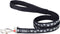 Hondenriem Red Dingo Diamond 1,2 m Zwart 1.2 x 120 cm