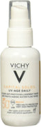 Vichy Capital Soleil UV-Age Daily SPF50+ Getint - Zonnefluide Dagelijkse Bescherming - Gezicht - iacinamide (Vitamine B3) en Peptiden - 40ml