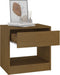 vidaXL - Nachtkastje - 40x31x40 - cm - massief - grenenhout - honingbruin