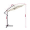 Kingsleeve Zweefparasol - Ø300cm UV bescherming 80+ - Crème