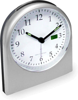 Technoline WT 755 - Wekker - Analoog - DCF-77 radiogestuurde klok - Snooze - Licht - Fluorescerende wijzers - Wit